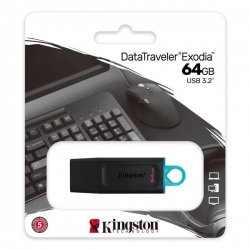 64GB USB3.2 Gen 1 DataTraveler Exodia (B+T)-110832