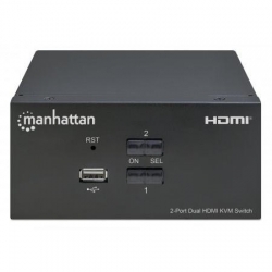 MANHATTAN PRZEŁĄCZNIK KVM HDMI/USB 2X1 DUAL-MONITO-313980