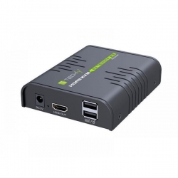 TECHLY KVM EXTENDER HDMI+USB PO SKRĘTCE DO 120M IDATA HDMI-KVM2-399719
