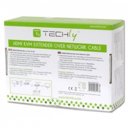 TECHLY KVM EXTENDER HDMI+USB PO SKRĘTCE DO 120M IDATA HDMI-KVM2-399721
