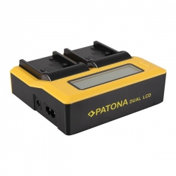 Ładowarka Patona DUAL LCD  do akumulatorów typu  NP-F (8.4V / 12.6V / 16.8V)-425683