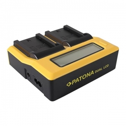 Ładowarka Patona DUAL LCD NP-FZ100  składa się z ładowarki 1809 oraz adapterów 2 x 16836-425697
