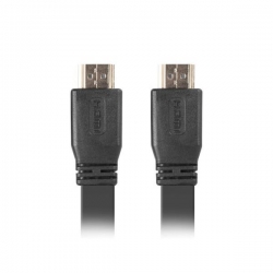 Kabel Lanberg CA-HDMI-21CU-0050-BK (HDMI M - HDMI M; 5m; kolor czarny)-439647