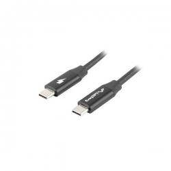 LANBERG KABEL USB-C M/M 2.0 0.5M QC 4.0 POWER DELIVERY PREMIUM CA-CMCM-40CU-0005-BK-439689