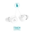 Słuchawki bewzprzewodowe LAMAX Dots2 Touch White-452990
