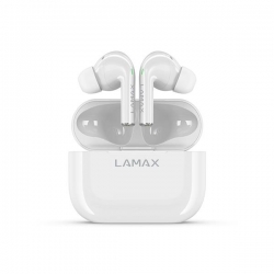 Słuchawki bewzprzewodowe LAMAX Clips1 white