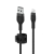 BELKIN CABLE USB TO LTG BRAIDED SILICONE 1M CZARNY-486724