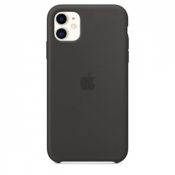 iPhone 11 Silicone Case - Black-499152