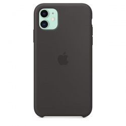 iPhone 11 Silicone Case - Black-499154