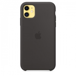 iPhone 11 Silicone Case - Black-499155