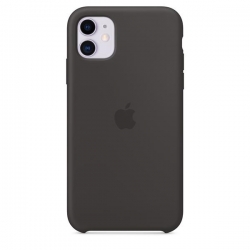 iPhone 11 Silicone Case - Black-499156