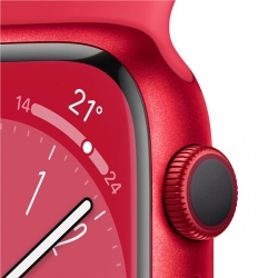 Apple Watch S8 GPS 45mm (PRODUCT)RED Aluminium Case with (PRODUCT)RED Sport Band-499279