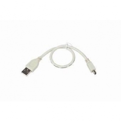 Kabel GEMBIRD CCP-USB2-AM5P-1 (USB M - Mini USB M; 0,30m; kolor czarny)