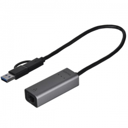 UNITEK ADAPTER USB-A/C - RJ45 2.5G ETHERNET (M/F)-515709