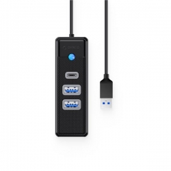 ORICO HUB USB-A 2X USB 3.1 + USB-C, CZARNY-524271