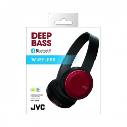 Słuchawki JVC HA-S30BT-B-E (nauszne; Bluetooth; z mikrofonem; kolor czerwony)-534391
