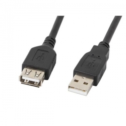 Kabel Lanberg  CA-USBE-10CC-0030-BK (USB 2.0 Męski - USB 2.0 Żeński; 3m; czarny)-539005