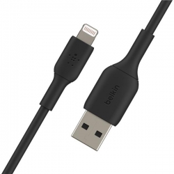BELKIN KABEL USB PVC USB-A - LIGHTNING, 1M, BLK-539034