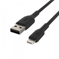 BELKIN KABEL USB PVC USB-A - LIGHTNING, 1M, BLK-539035