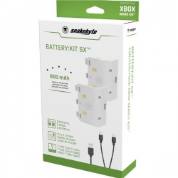 Snakebyte Zestaw Baterii do kontrolerów Xbox Series X Białe-542519
