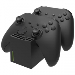 Snakebyte Podwójna ładowarka Twin Charge: SX do kontrolerów Xbox Series X Czarna-542534