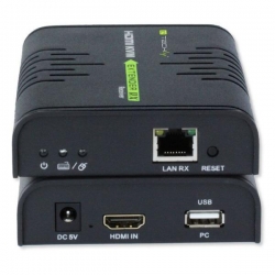 TECHLY KVM EXTENDER HDMI+USB PO SKRĘTCE DO 120M IDATA HDMI-KVM2-542587