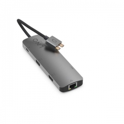 LINQ HUB USB-C 7IN2 D2 PRO MST USB-C MULTIPORT DO MACBOOK AIR/PRO HDMI 4K/60HZ,4K/30HZ, USB-C PD100W DO ZASILANIA,USB-C/