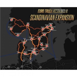 Gra PC Euro Truck Simulator 2: Skandynawia (DLC, wersja cyfrowa; ENG; od 3 lat)-57629